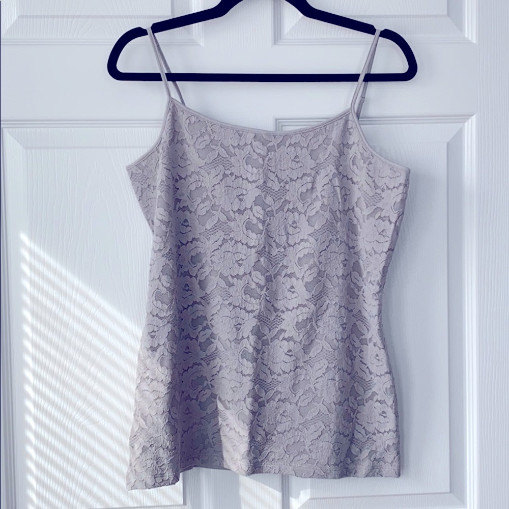 Gray Ann Taylor Factory Tank Top Size Large